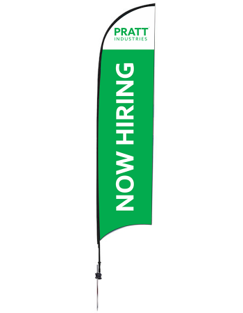 13 Foot Premium Razor Hiring Sail Sign Kit