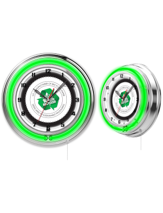 LARGE NEON WALL CLOCK