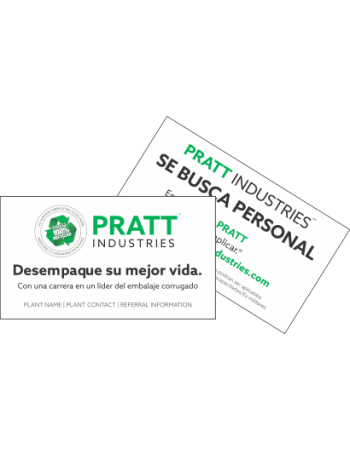 HR Now Hiring Business Cards Version 1 - Spanish